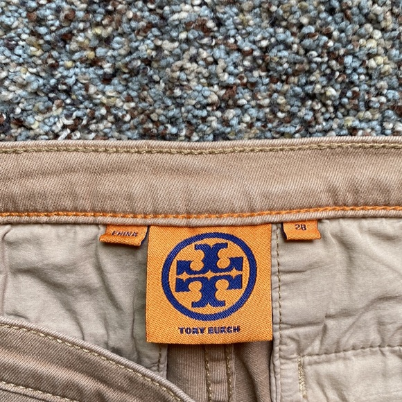 Tory Burch Riding Pants Women's Size 28 Low Rise Skinny Stretch Zip Pocket Brown - Picture 7 of 9